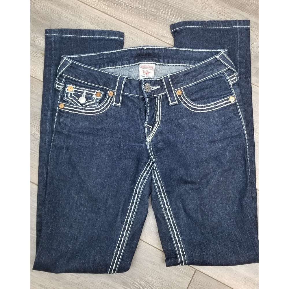 True Religion Billie Straight Flap Pocket Jeans 26